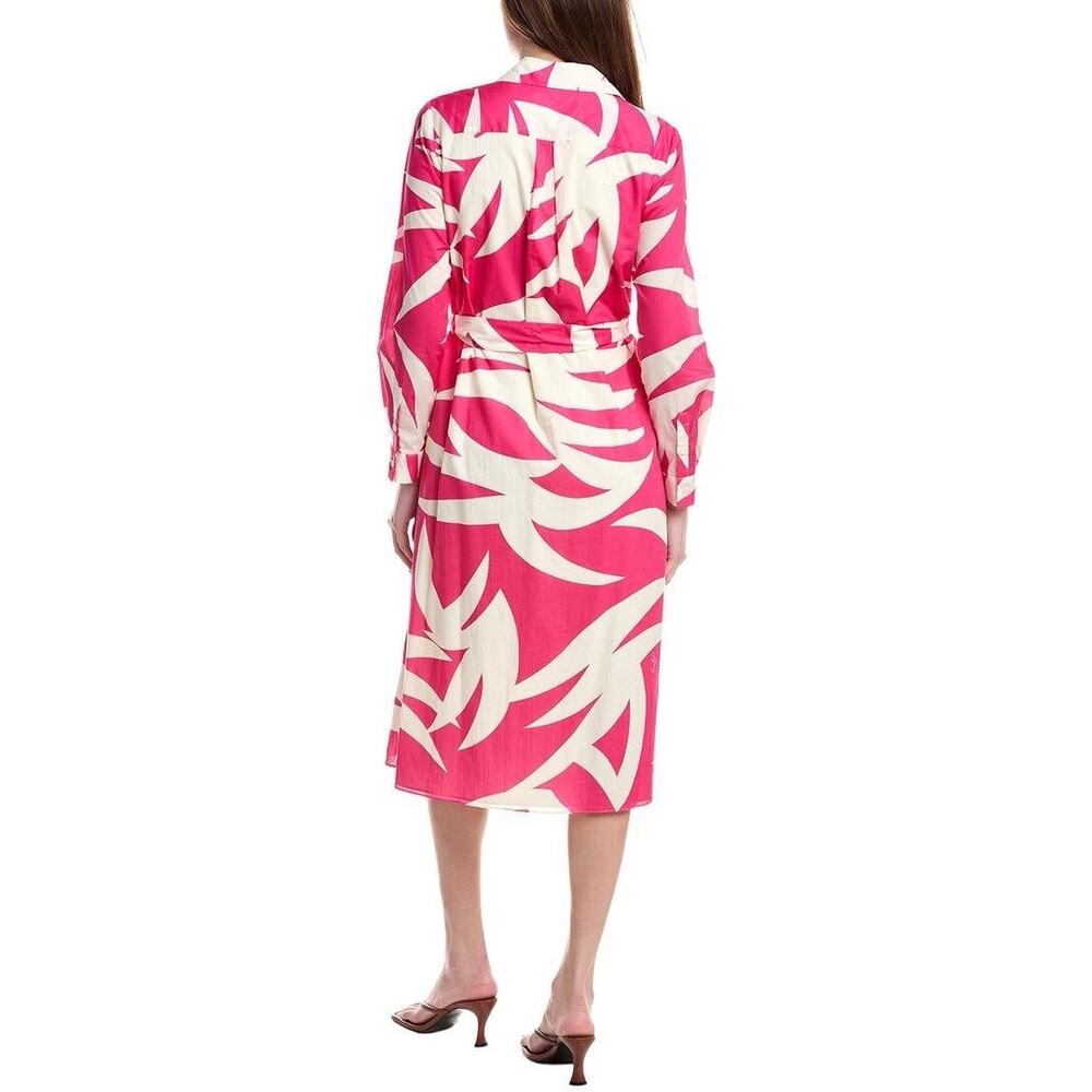 NWT Flora Bea Medora Shirt Dress Pink Pineapple Size S - Picture 8 of 8